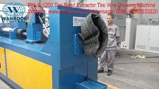 Tire Bead Extractor,Tire Wire Drawing Machine,Car Truck Tire Recycling Machine