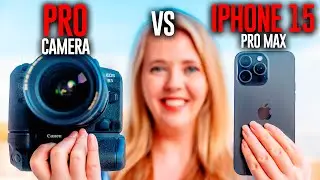 Are cameras DEAD? iPhone 15 Pro Max vs $10,000 CAMERA [FREE Giveaway!]