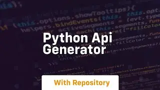 python api generator