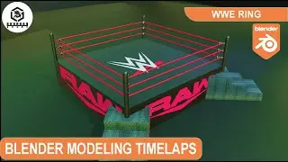 Blender Tutorial || Blender Modeling WWE Ring