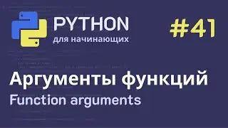 Python с нуля: Функции - Аргументы функций