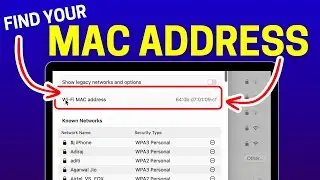 How to Find MAC Address? MacBook, Air, Pro, Max