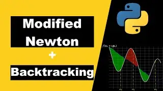 Modified Newton method | Backtracking Armijo | Theory and Python Code | Optimization Techniques #5