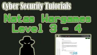 Natas Wargames OverTheWire: Level 3 - 4 | Cyber Security | OverTheWire