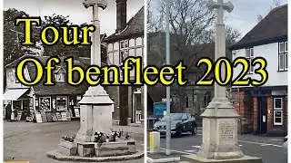 Benfleet Essex  (walking tour december 2023 )benfleet island essex uk