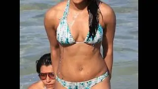 Priyanka Chopra in Bikini Swimming in the Ocean at Beach in Miami