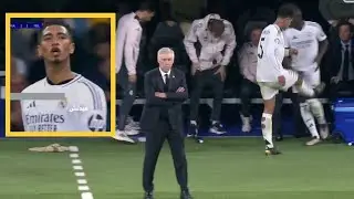 🔥 Jude Bellingham FURIOUSLY after being substituted Against AC Milan | Real Madrid vs AC Milan