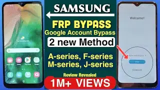 Samsung A10/A10S,A20/A20S FRP Bypass 2024 | Without Alliance Shield | New Method 2024