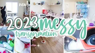 ✨NEW! 2023 MESSY HOUSE TRANSFORMATION CLEANING MOTIVATION | 2023 CLEAN WITH ME