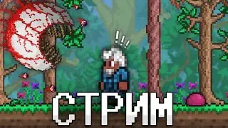 ТЕРРАРИЯ, Но ЭТО СТРИМ! TERRARIA СТРИМ! ТЕРРАРИЯ ПРОХОЖДЕНИЕ!