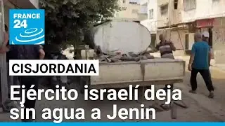 Cisjordania: Ejército israelí destruyó más de 80% de la red de agua que abastece a Jenin