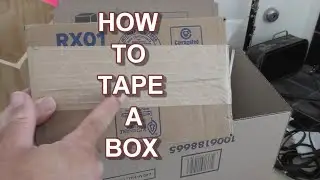 Best Way to Tape a Box for Shipping or Moving