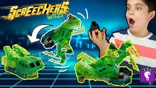 SCREECHERS Wild Cars Review and Play with HobbyKidsTV
