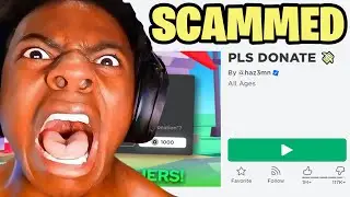 IShowSpeed SCAMMED in Roblox Pls Donate