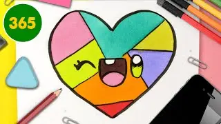 HOW TO DRAW A CUTE HEART KAWAII