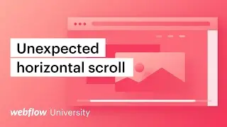 Fix unwanted horizontal scroll and whitespace with Overflow: hidden — Webflow tutorial