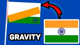 Guess The Flags With Grivitation (Gravity) | Falling Flags | Fun With Flags | Foodez Quiz