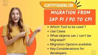 SAP PI PO to CPI Migration | Top 5 things to consider.