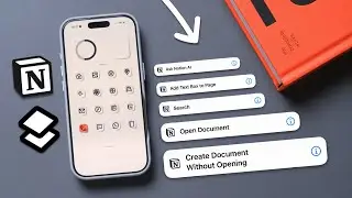 Notion on iPhone Just Got Better! New Notion Shortcuts - iOS18