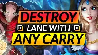 The ONLY WAY to CARRY as SUPPORT - How to NEVER LOSE LANE with ANY CARRY - Dota 2 Tips Guide