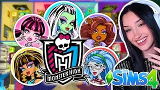 Every rooms a different MONSTER HIGH Doll in The Sims 4 (again)