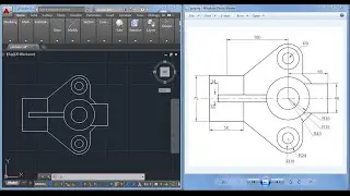 2D Autocad practice drawing