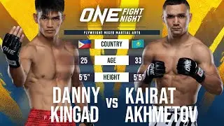 Kairat Akhmetov vs. Danny Kingad | Full Fight Replay