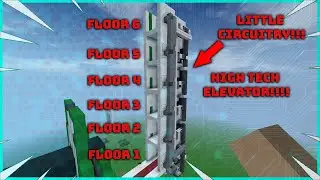 Survivalcraft 2 Map Review - HIGH TECH ELEVATOR!!