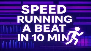 SPEED RUNNING A BEAT FROM START TO FINISH IN 10 MINUTES | FL STUDIO