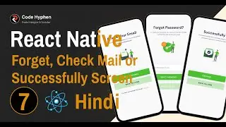 react native forget password and successfully | Tutorial Part 7 (Hindi) #viral #tutorial #codehyphen