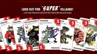 Clawful Villains - Card Game ( Super Villains )