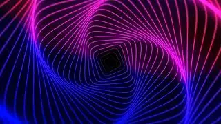 Square Purple and Blue Flowing Line Background Loop 4 K || background no copyrights video