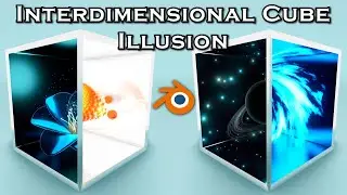 Interdimensional Cube Illusion - Blender Tutorial