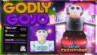 I Got The *GODLY* Black Hole FULL SSS Gojo In Anime Champions Simulator