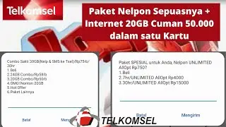 Woww..!! Paket Internet dan Paket Nelpon Unlimited jadi Satu di Kartu Telkomsel/Loop