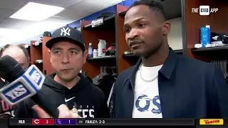 Domingo Germán after his start in Toronto