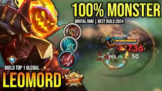 LEOMORD BEST BUILD 2024 | BUILD TOP GLOBAL LEOMORD GAMEPLAY | MOBILE LEGENDS✓