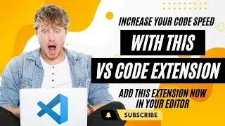 Increase your coding speed with this vs code extension || Tips amd Tricks