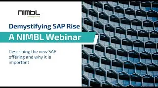 Demystifying SAP RISE with S4HANA | NIMBL