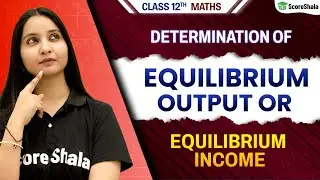 Determination of Equilibrium level of income /Output/Employment by AD-AS approach | Class 12 Eco