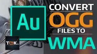 How to Convert OGG to WMA - Adobe Audition CC