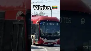 Vilnius new trolleybus 🇱🇹 Škoda 32Tr SOR at Stotis