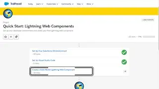 Create a Hello World Lightning Web Component || Quick Start: Lightning Web Components