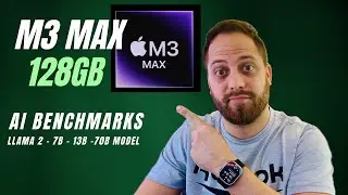 M3 max 128GB for AI running Llama2 7b 13b and 70b