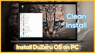 Install DuZeru OS on PC - Full Disk Installation Linux Distro