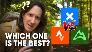 AllTrails+ vs Strava vs OnX Backcountry | Battle of the Hiking Navigation Apps!