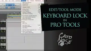 Pro Tools Basics: Edit/Tool Mode Keyboard Lock