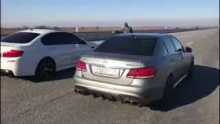 BMW M5 F10 750HP VS Mercedes Benz E63 AMG ???HP