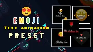 Top 5 emoji text xml preset 🔥|emoji xml preset| Text xml preset|alight motion xml | @rk.status1m