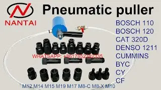 Diesel Universal Rail Injector Pneumatic Pull Tool Set for Bosch Denso CAT Cummins